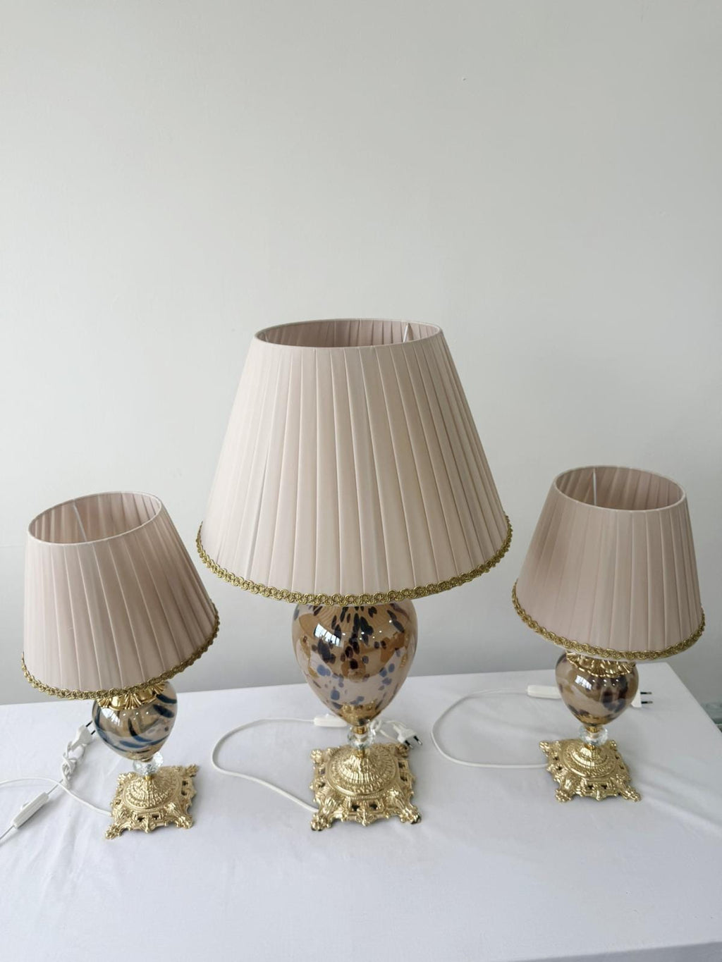 Murano Glass Table Lamp | Certified Murano Glass | Made in Italy | Decorative Lamp | Collection Mary