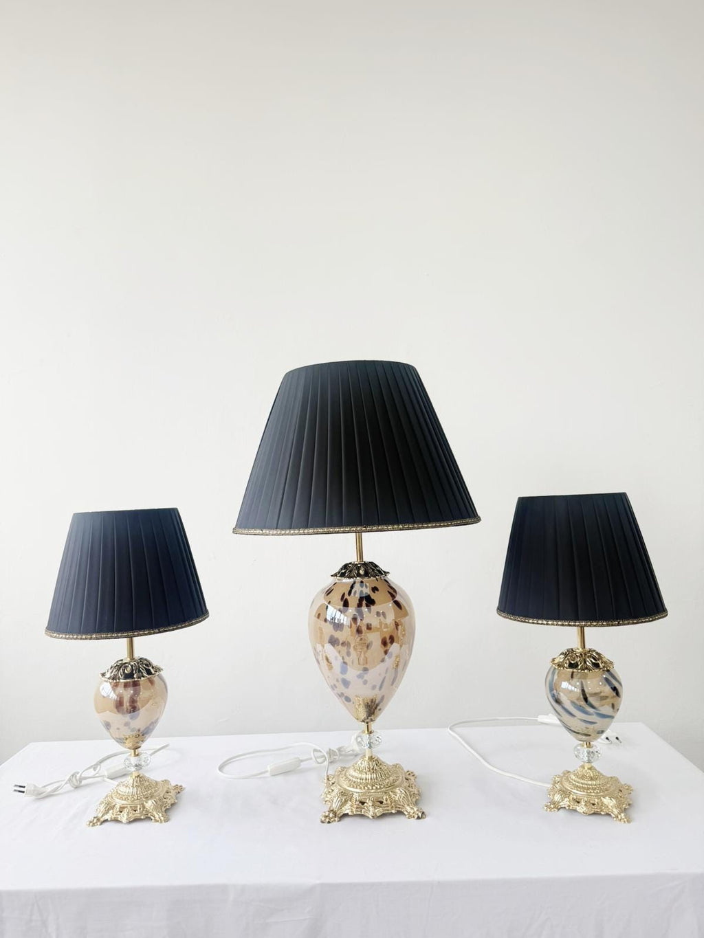 Murano Glass Table Lamp | Certified Murano Glass | Made in Italy | Decorative Lamp | Collection Mary