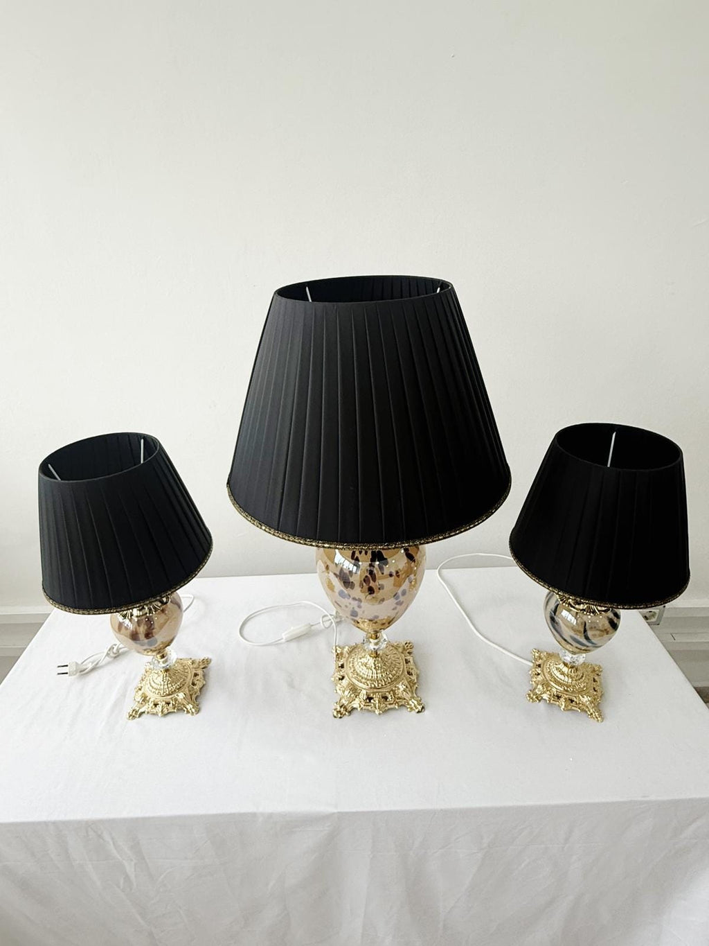 Murano Glass Table Lamp | Certified Murano Glass | Made in Italy | Decorative Lamp | Collection Mary