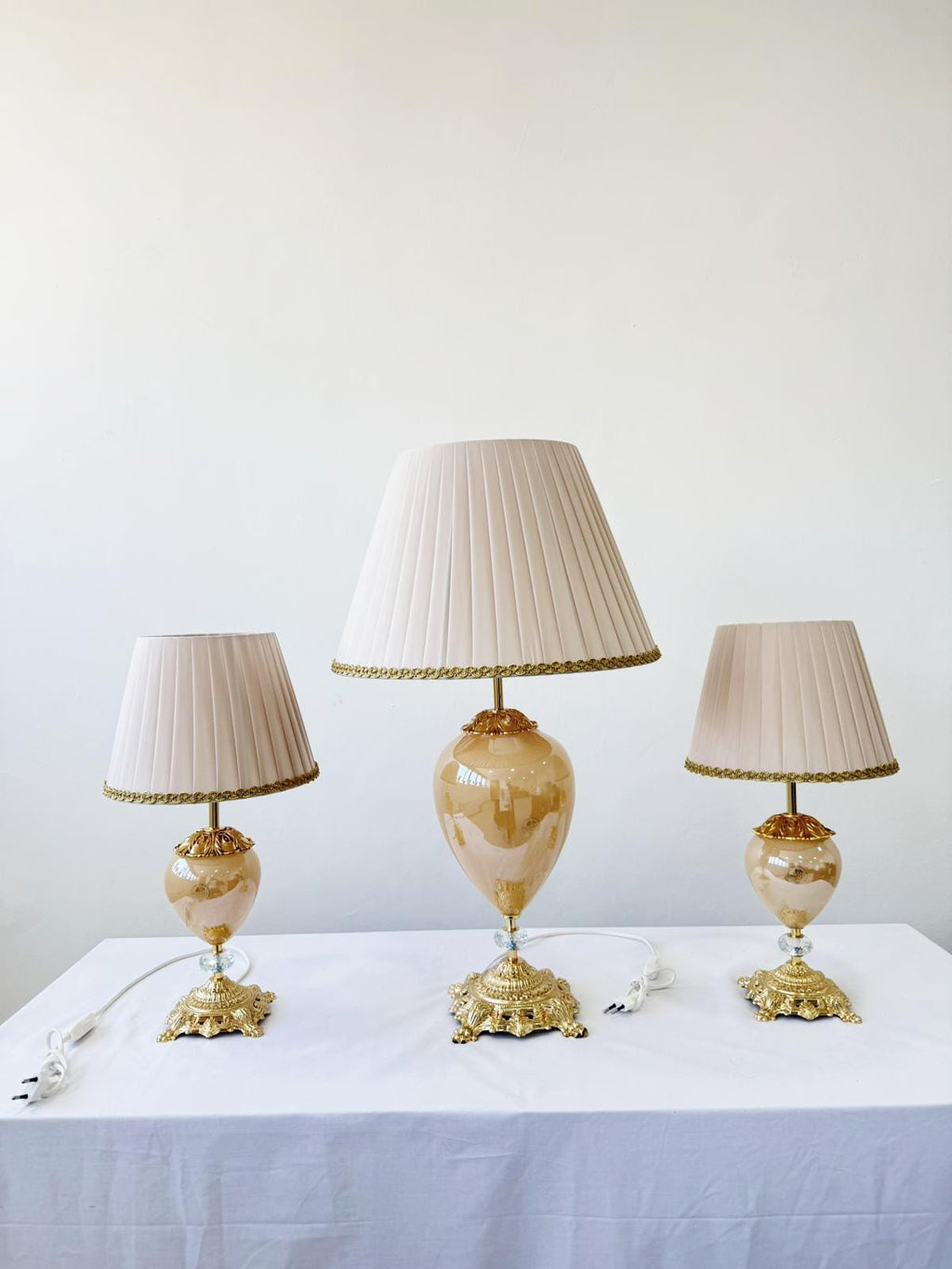 Murano Glass Table Lamp | Certified Murano Glass | Made in Italy | Decorative Lamp | Collection Mary