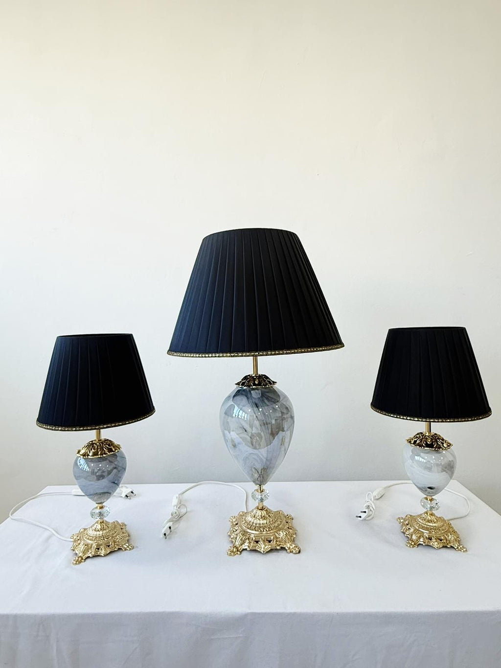 Murano Glass Table Lamp | Certified Murano Glass | Made in Italy | Decorative Lamp | Collection Mary