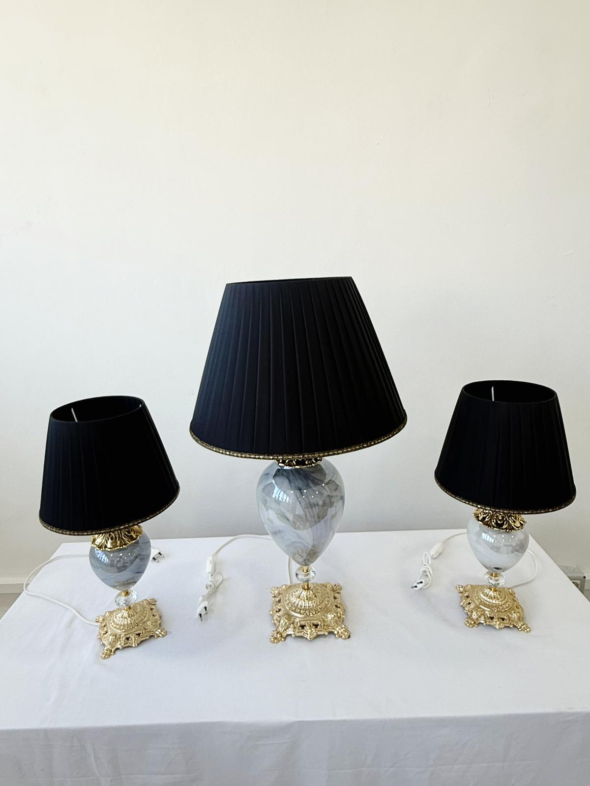 Murano Glass Table Lamp | Certified Murano Glass | Made in Italy | Decorative Lamp | Collection Mary