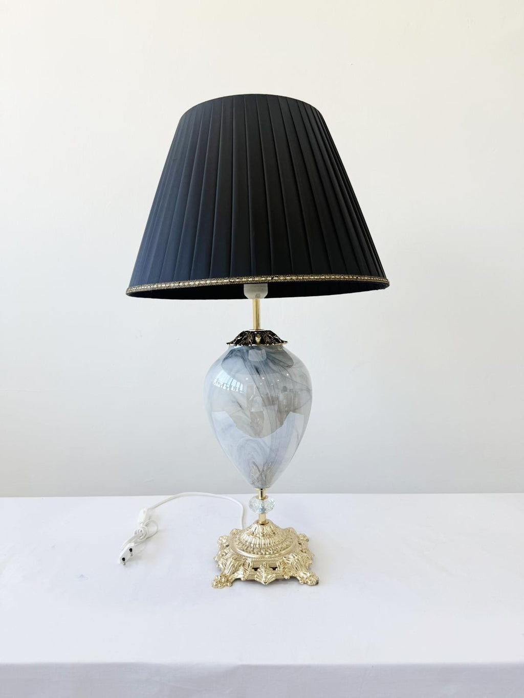 Murano Glass Table Lamp | Certified Murano Glass | Made in Italy | Decorative Lamp | Collection Mary