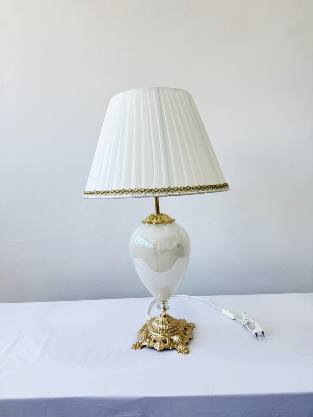 Murano Glass Table Lamp | Certified Murano Glass | Made in Italy | Decorative Lamp | Collection Mary