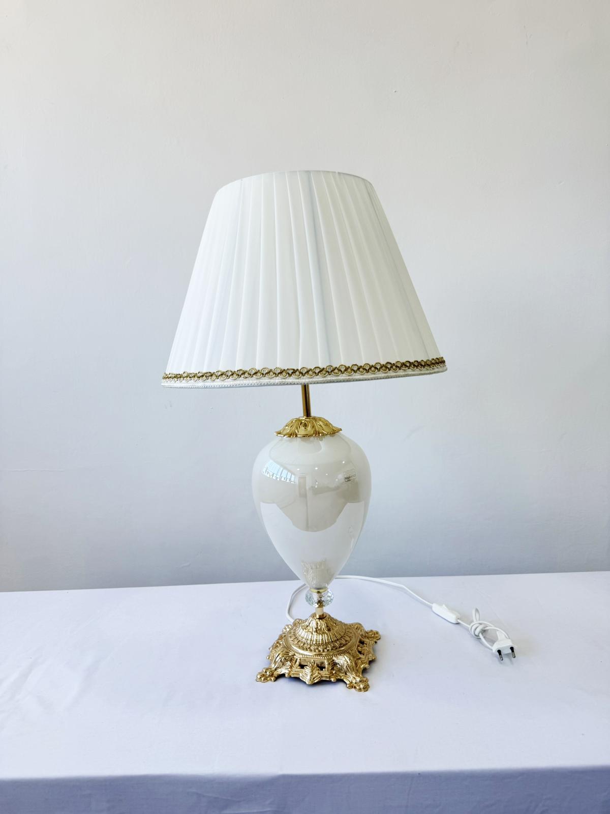 Murano Glass Table Lamp | Certified Murano Glass | Made in Italy | Decorative Lamp | Collection Mary