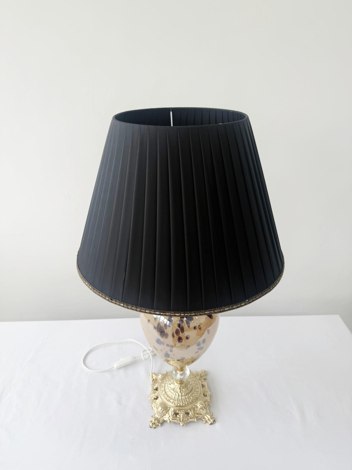 Murano Glass Table Lamp | Certified Murano Glass | Made in Italy | Decorative Lamp | Collection Mary