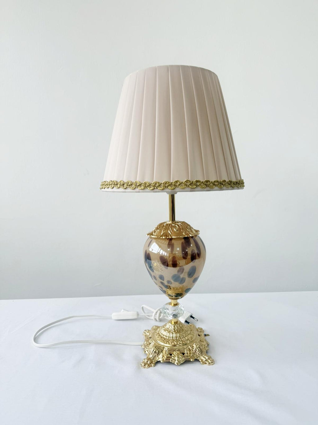Murano Glass Table Lamp | Certified Murano Glass | Made in Italy | Decorative Lamp | Collection Mary