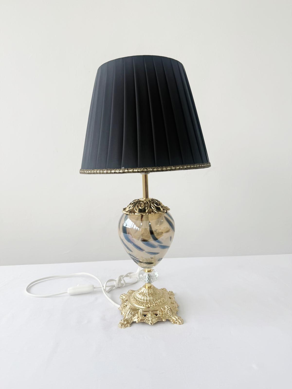 Murano Glass Table Lamp | Certified Murano Glass | Made in Italy | Decorative Lamp | Collection Mary