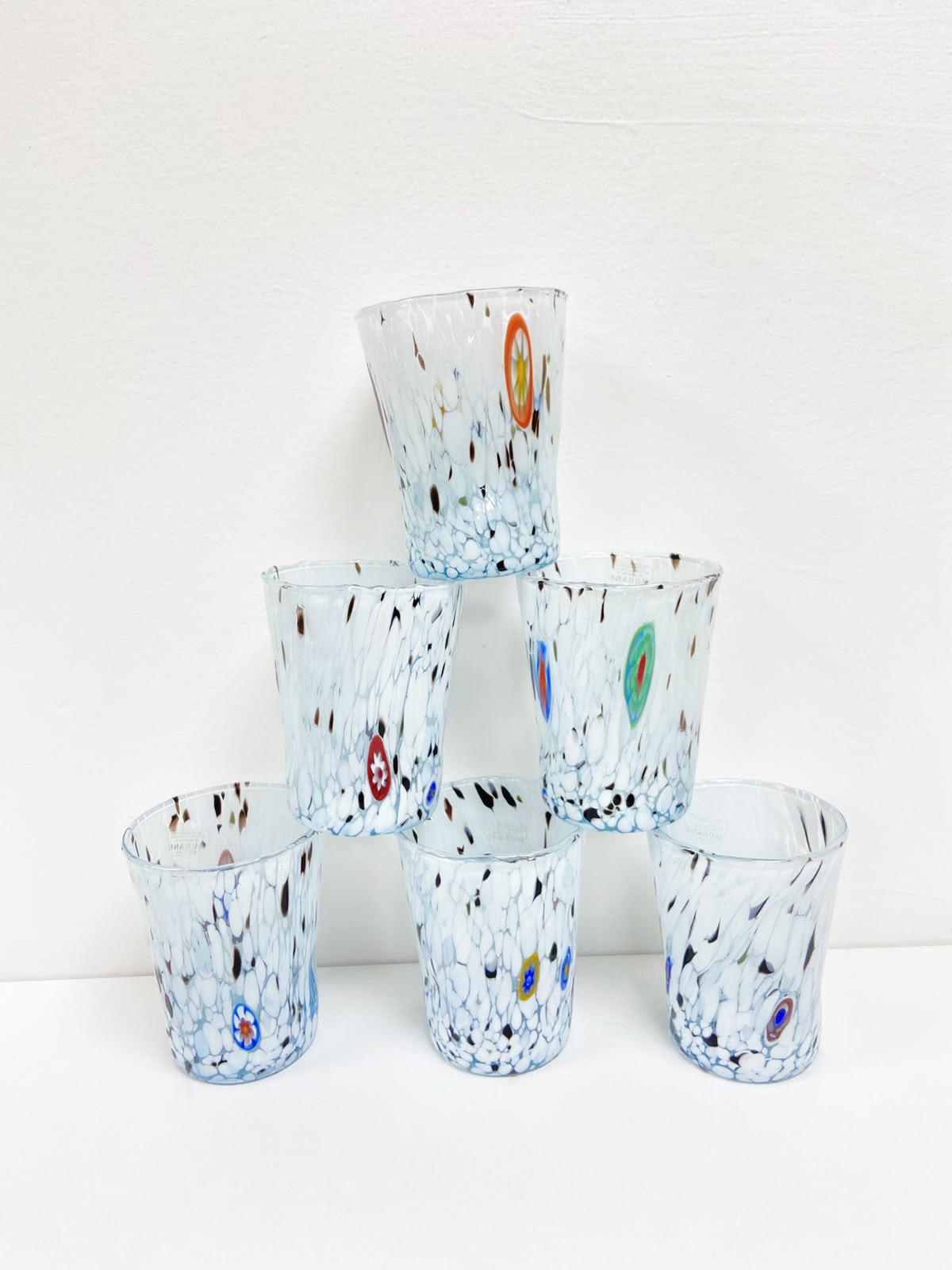 Murano Drinking Glass | Certified Murano Glass | Made in Italy | Water Glass | Collection Goto B2