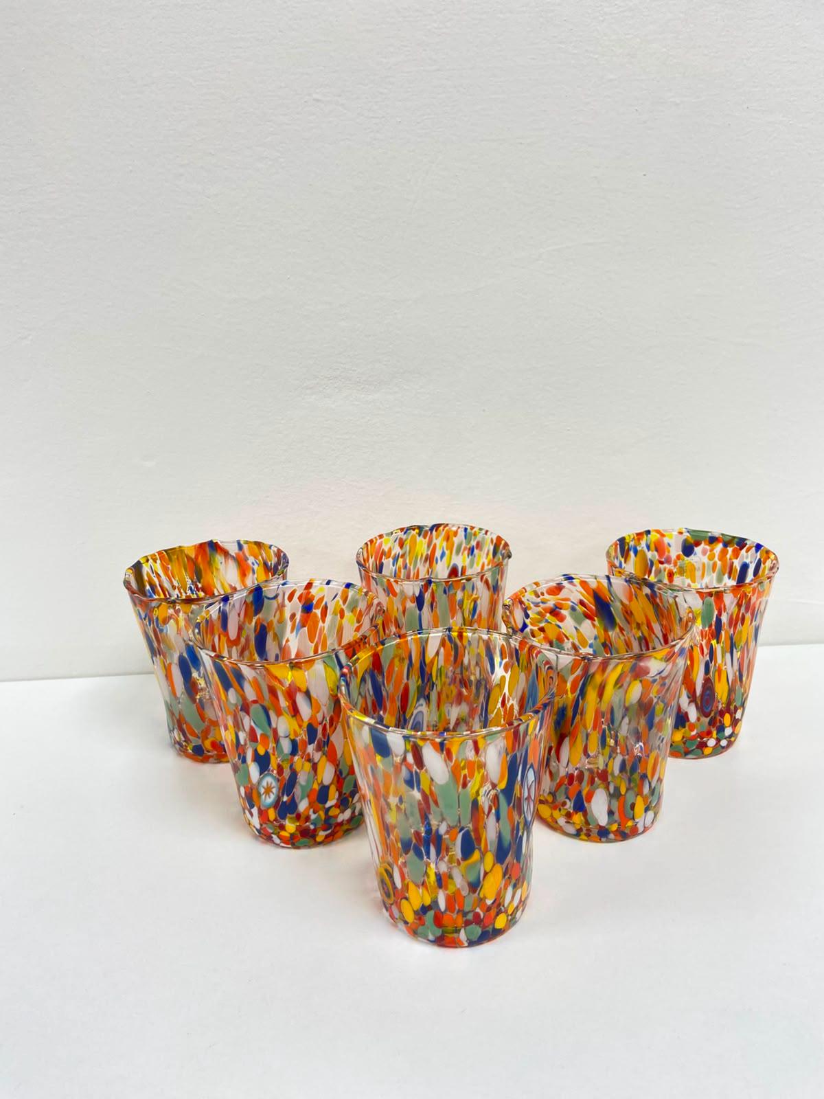 Murano Drinking Glass | Certified Murano Glass | Made in Italy | Water Glass | Collection Goto B2