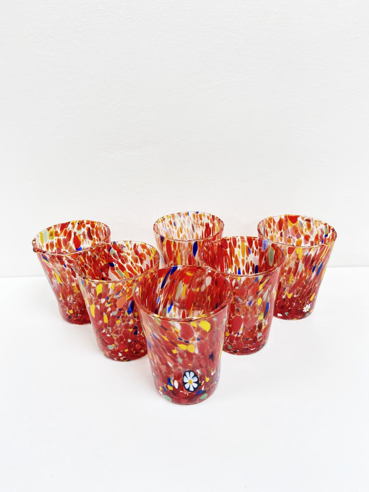 Murano Drinking Glass | Certified Murano Glass | Made in Italy | Water Glass | Collection Goto B2
