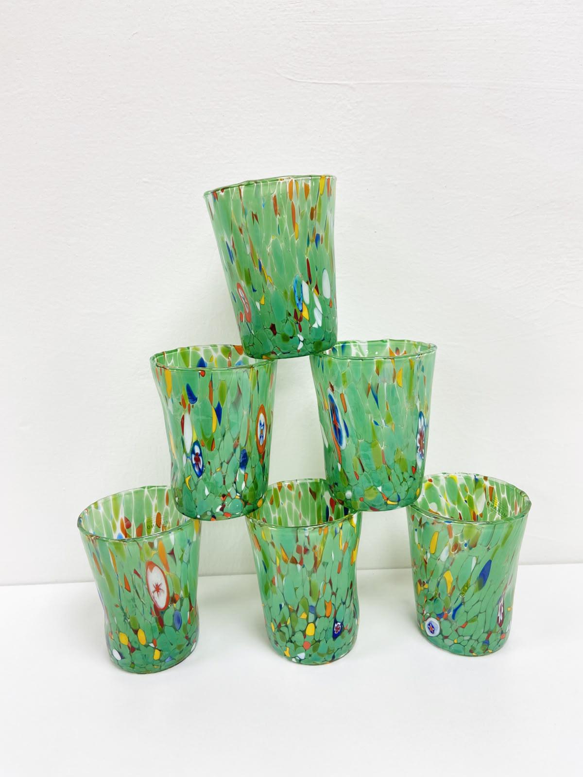 Murano Drinking Glass | Certified Murano Glass | Made in Italy | Water Glass | Collection Goto B2