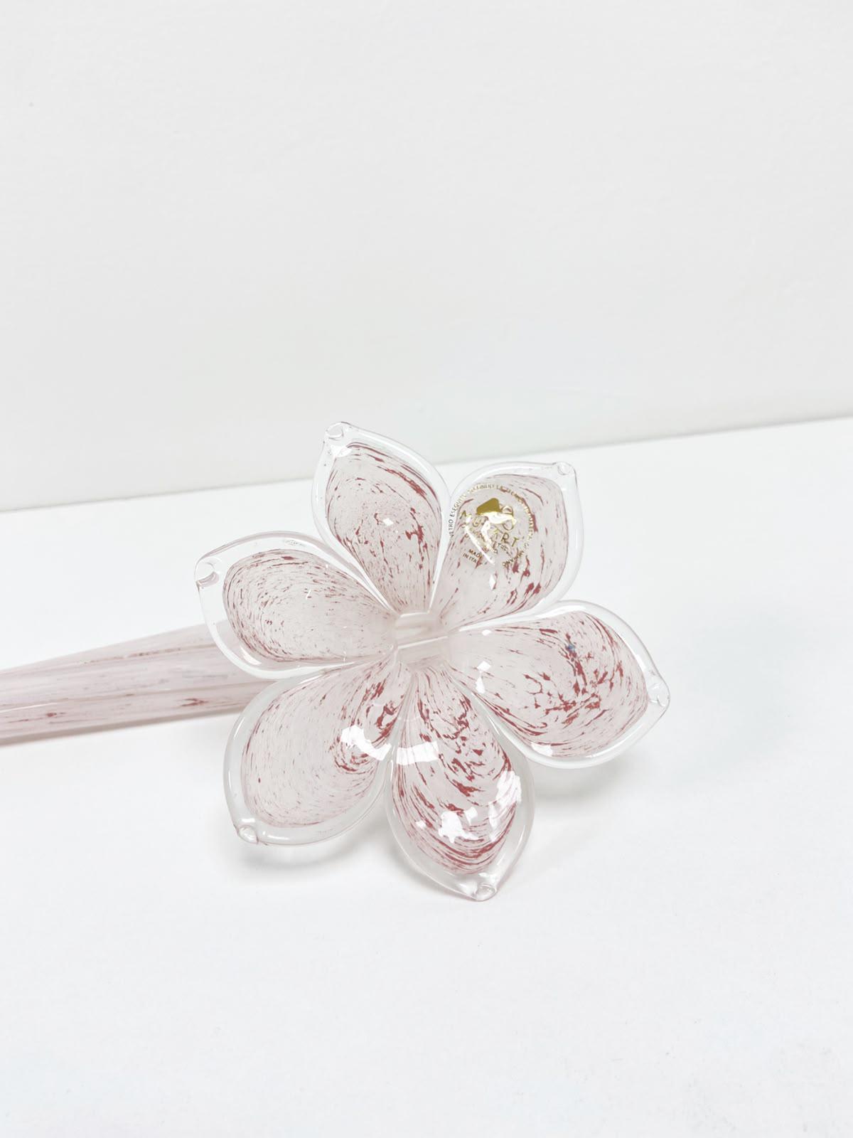 Murano Glass Flower | Certified Murano Glass | Made in Italy | Decorative Glass Flower