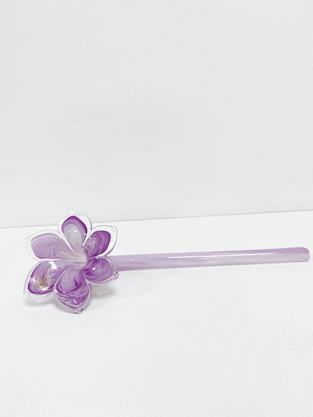 Murano Glass Flower | Certified Murano Glass | Made in Italy | Decorative Glass Flower