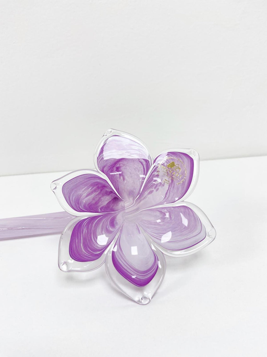 Murano Glass Flower | Certified Murano Glass | Made in Italy | Decorative Glass Flower