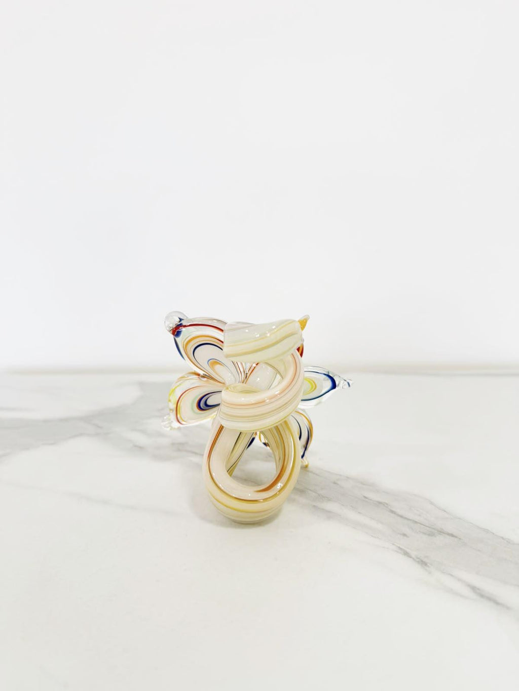 Murano Glass Flower Candle Holder | Certified Murano Glass | Made in Italy | Handmade | Collection 6 petali Mignon