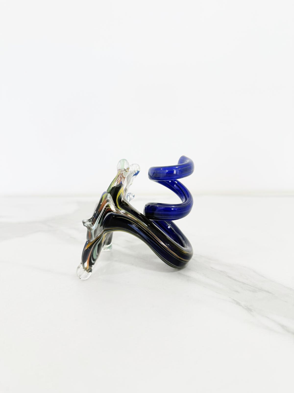 Murano Glass Flower Candle Holder | Certified Murano Glass | Made in Italy | Handmade | Collection 6 petali Mignon