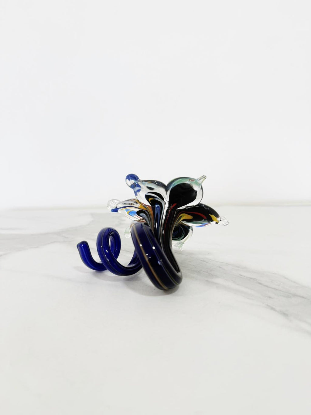 Murano Glass Flower Candle Holder | Certified Murano Glass | Made in Italy | Handmade | Collection 6 petali Mignon