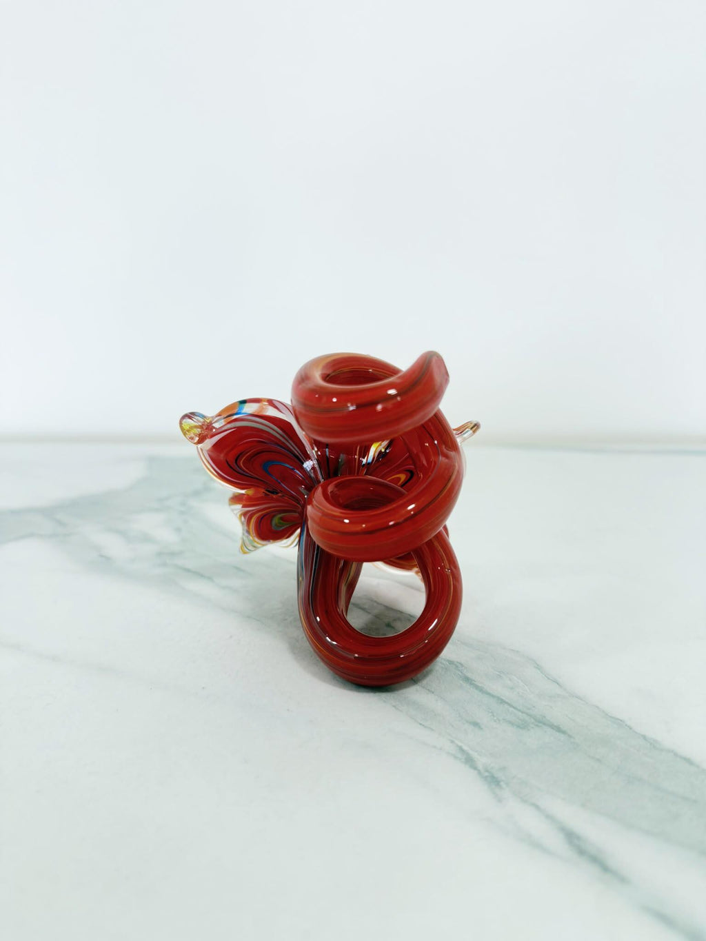 Murano Glass Flower Candle Holder | Certified Murano Glass | Made in Italy | Handmade | Collection 6 petali Mignon