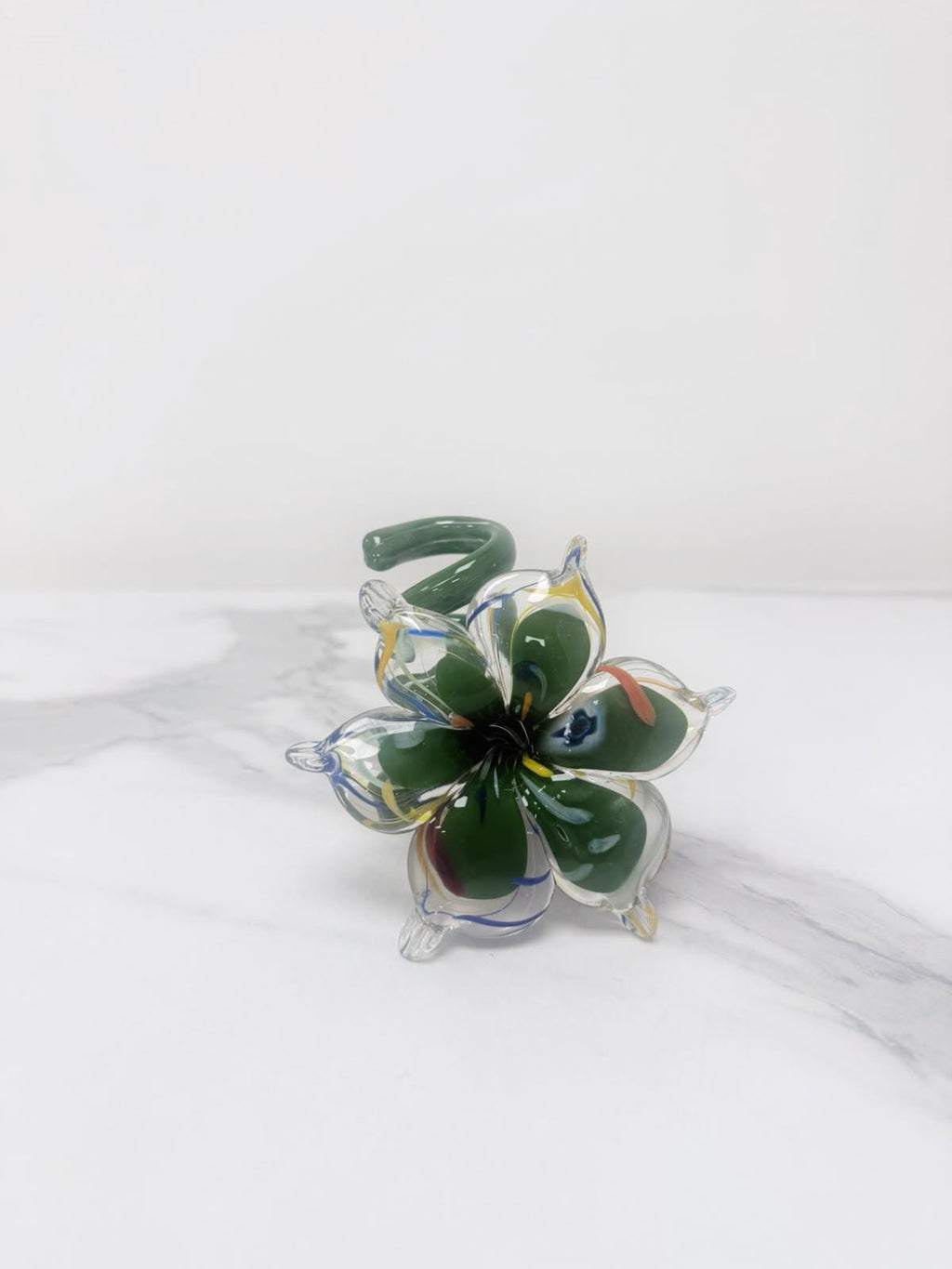 Murano Glass Flower Candle Holder | Certified Murano Glass | Made in Italy | Handmade | Collection 6 petali Mignon