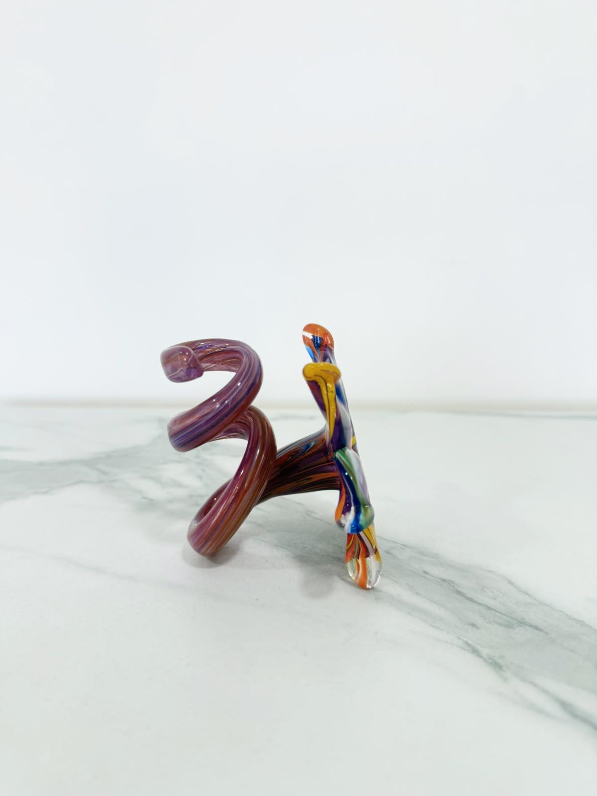 Murano Glass Flower Candle Holder | Certified Murano Glass | Made in Italy | Handmade | Collection 6 petali Mignon