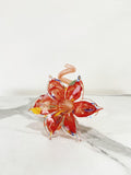 Murano Glass Flower Candle Holder | Certified Murano Glass | Made in Italy | Handmade | Collection 6 petali