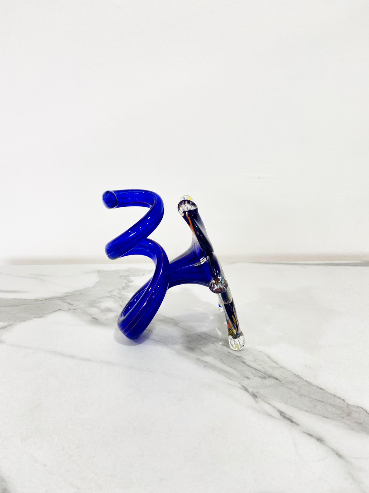 Murano Glass Flower Candle Holder | Certified Murano Glass | Made in Italy | Handmade | Collection 6 petali