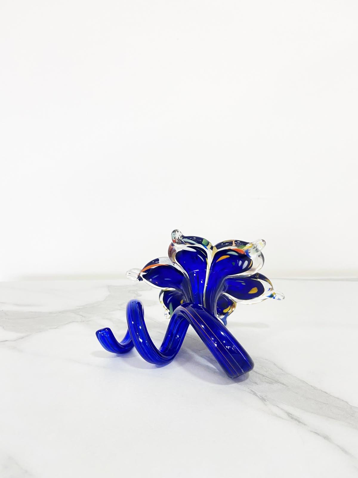 Murano Glass Flower Candle Holder | Certified Murano Glass | Made in Italy | Handmade | Collection 6 petali