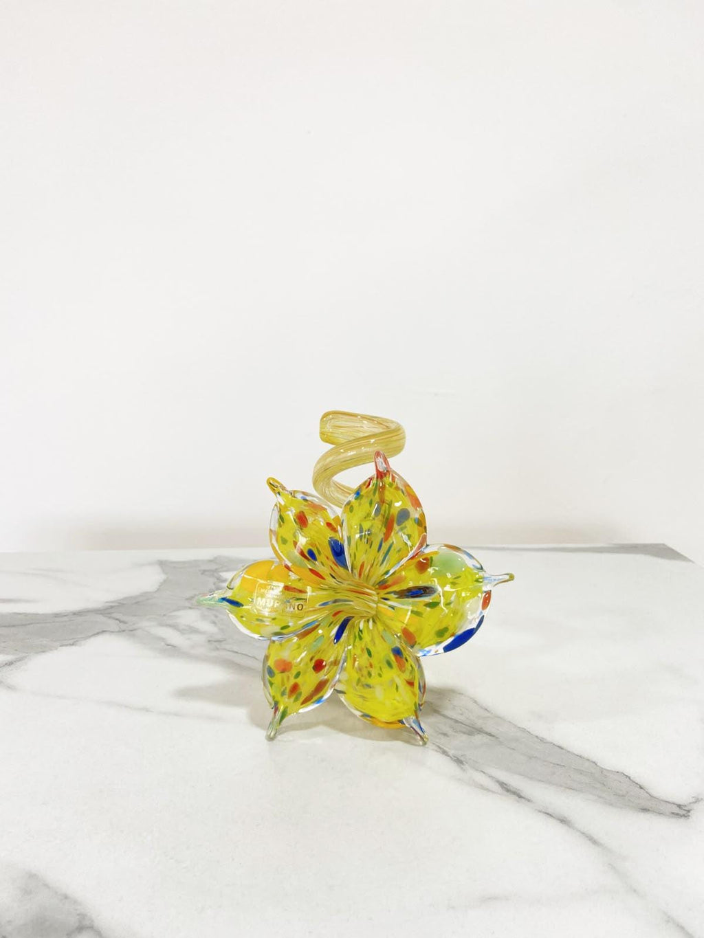 Murano Glass Flower Candle Holder | Certified Murano Glass | Made in Italy | Handmade | Collection 6 petali