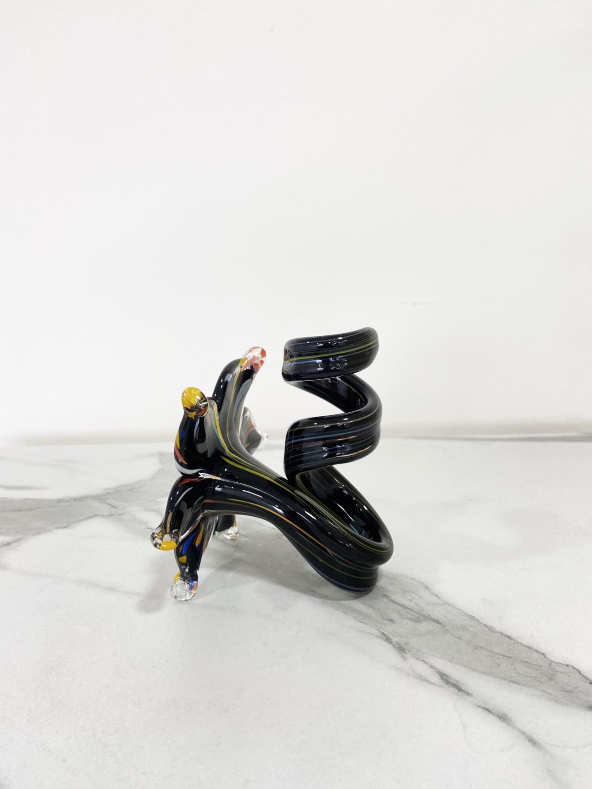 Murano Glass Flower Candle Holder | Certified Murano Glass | Made in Italy | Handmade | Collection 6 petali