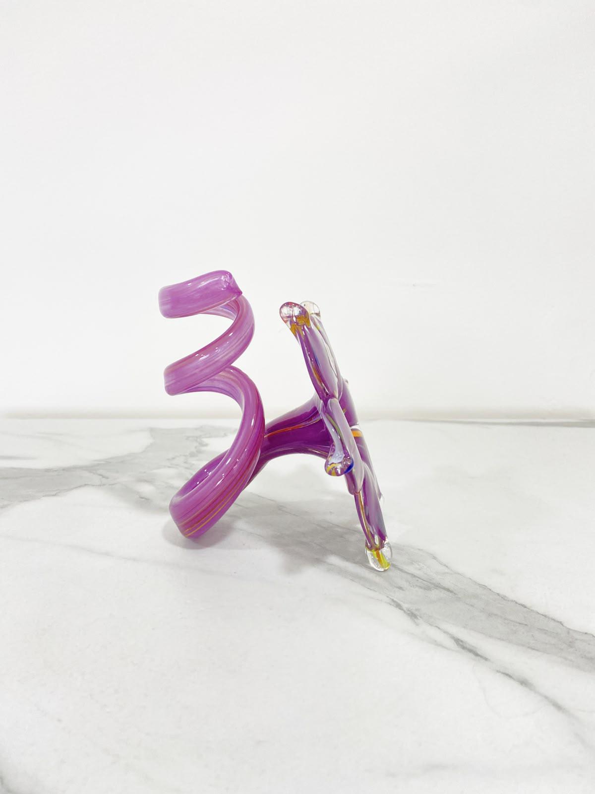Murano Glass Flower Candle Holder | Certified Murano Glass | Made in Italy | Handmade | Collection 6 petali