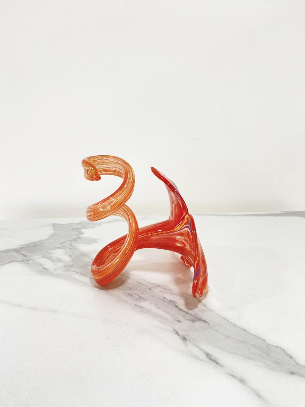 Murano Glass Flower Candle Holder | Certified Murano Glass | Made in Italy | Handmade | Collection 3 petali