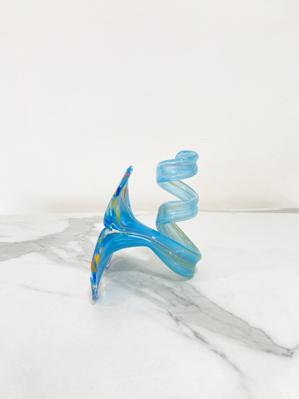 Murano Glass Flower Candle Holder | Certified Murano Glass | Made in Italy | Handmade | Collection 3 petali