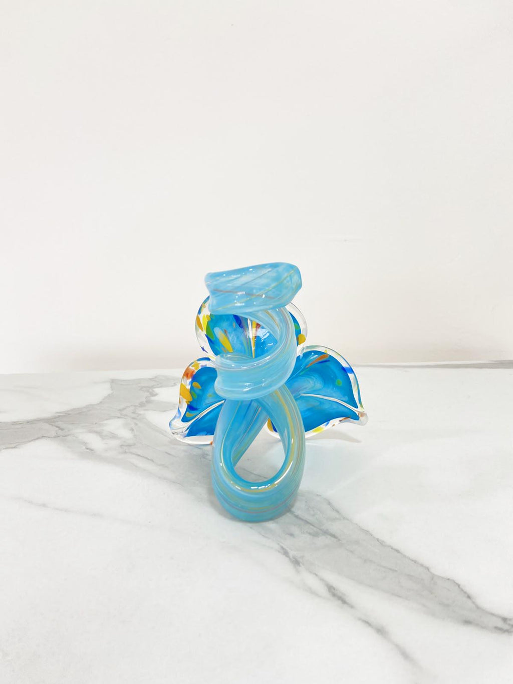 Murano Glass Flower Candle Holder | Certified Murano Glass | Made in Italy | Handmade | Collection 3 petali