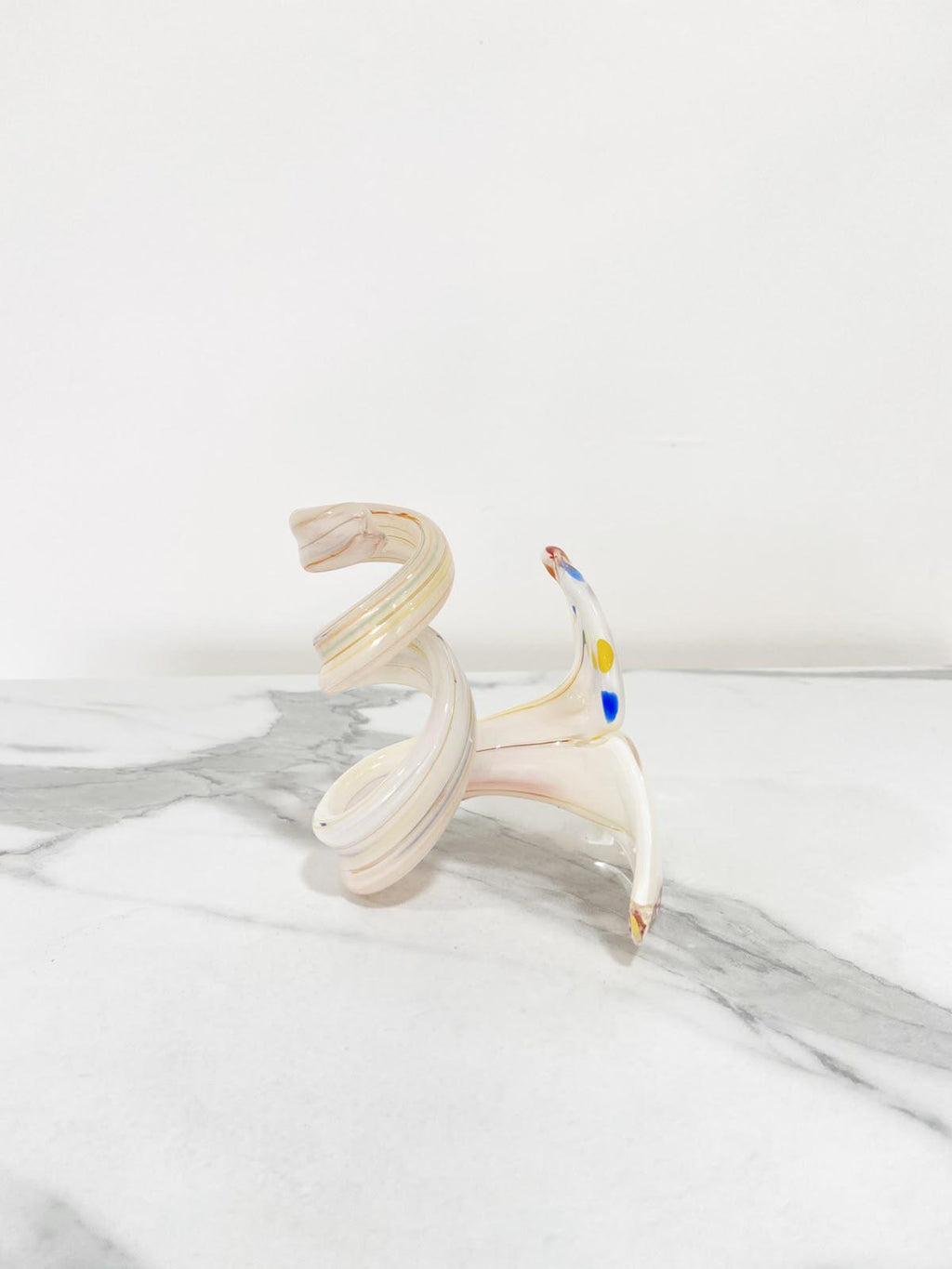Murano Glass Flower Candle Holder | Certified Murano Glass | Made in Italy | Handmade | Collection 3 petali