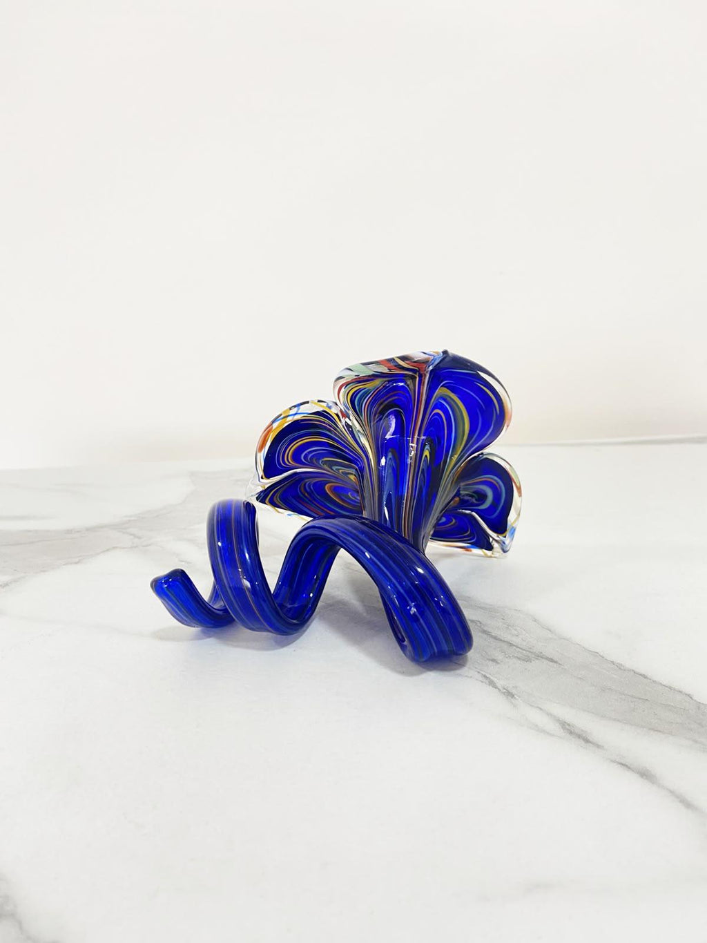 Murano Glass Flower Candle Holder | Certified Murano Glass | Made in Italy | Handmade | Collection 3 petali