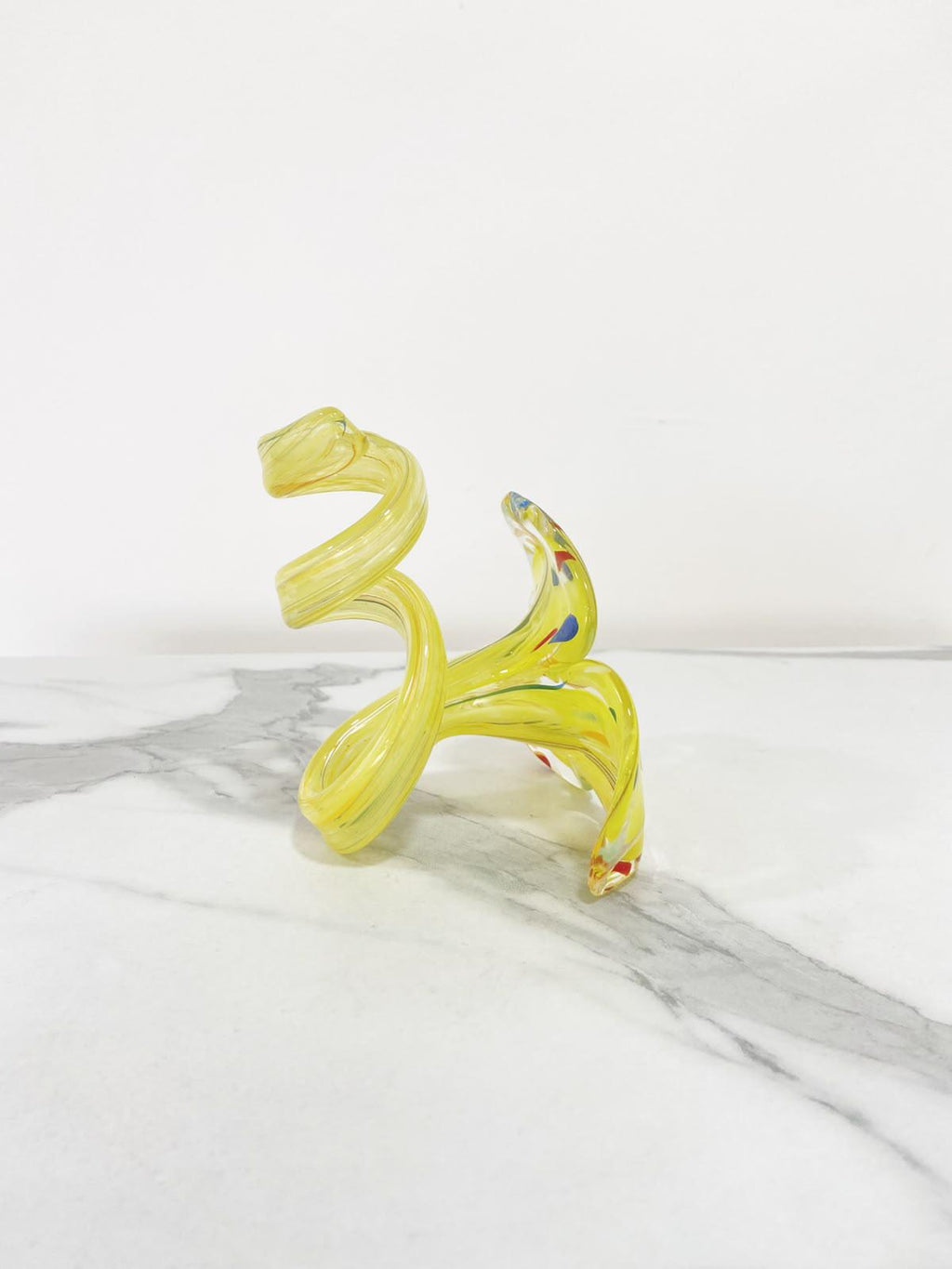 Murano Glass Flower Candle Holder | Certified Murano Glass | Made in Italy | Handmade | Collection 3 petali