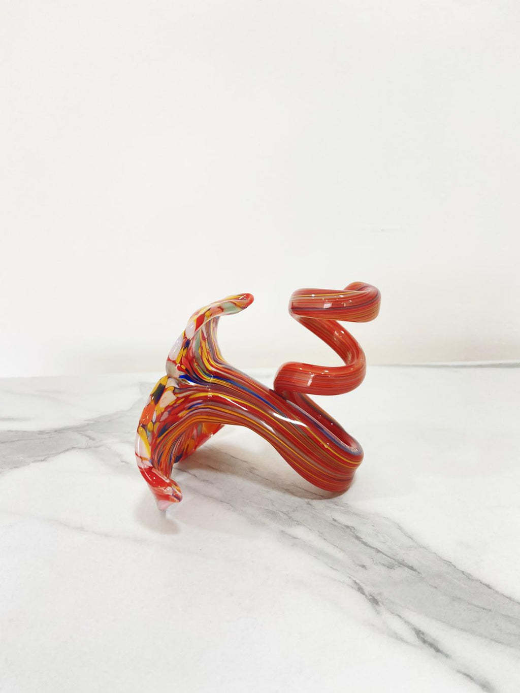 Murano Glass Flower Candle Holder | Certified Murano Glass | Made in Italy | Handmade | Collection 3 petali