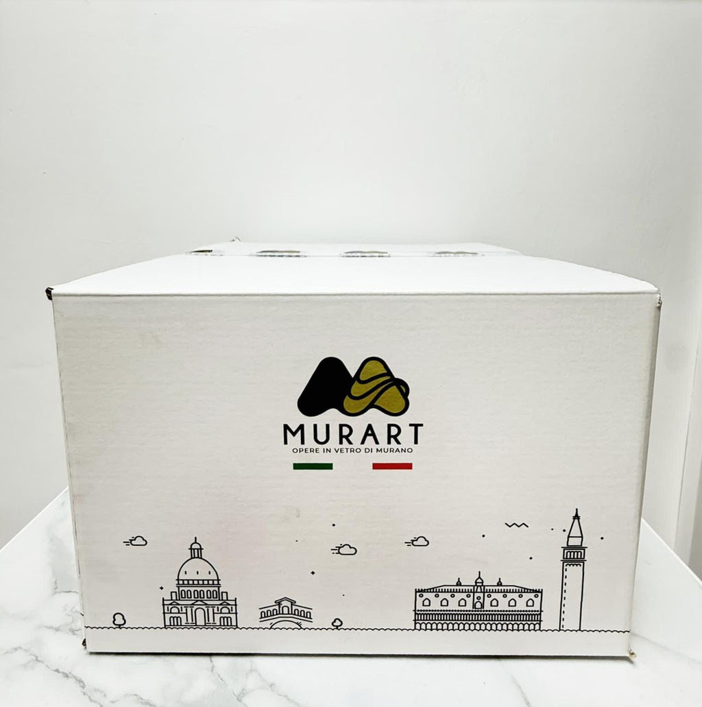 Murano Glass Table Lamp | Certified Murano Glass | Made in Italy | Decorative Lamp | Collection Mary