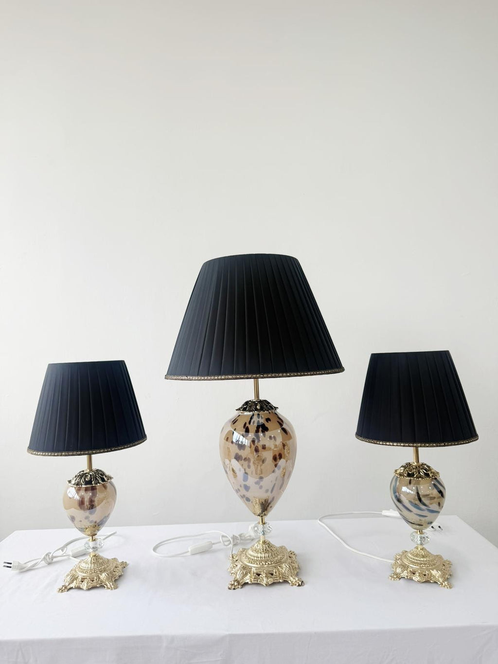 Murano Glass Table Lamp | Certified Murano Glass | Made in Italy | Decorative Lamp | Collection Mary
