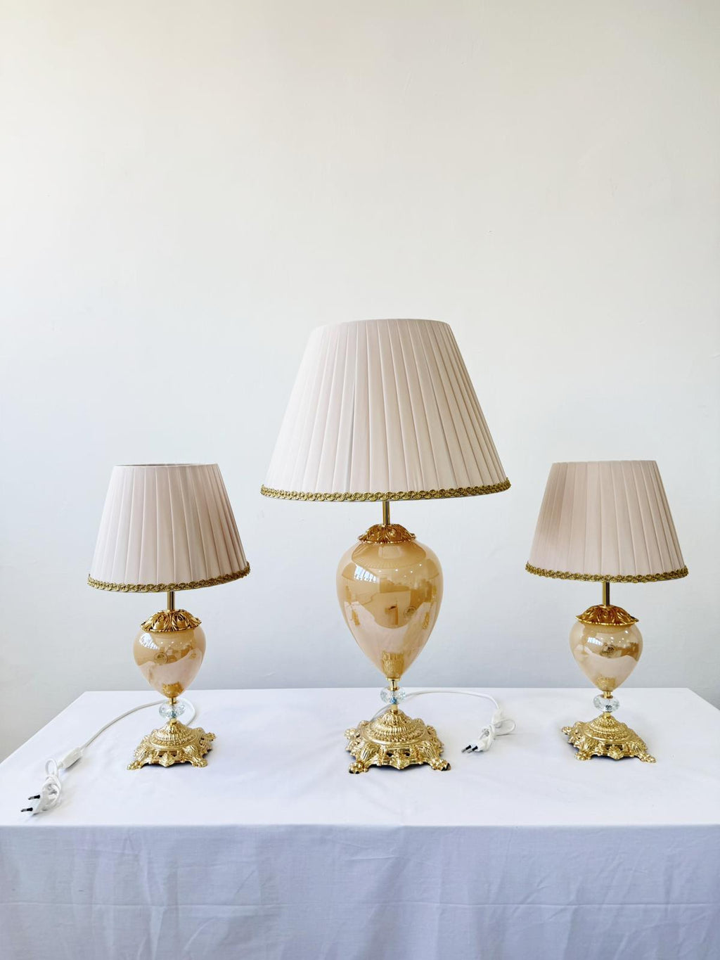 Murano Glass Table Lamp | Certified Murano Glass | Made in Italy | Decorative Lamp | Collection Mary