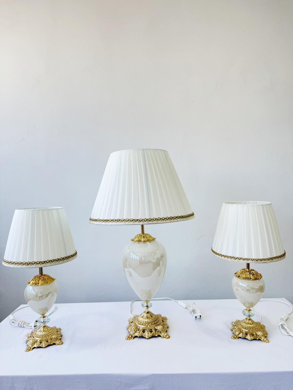 Murano Glass Table Lamp | Certified Murano Glass | Made in Italy | Decorative Lamp | Collection Mary