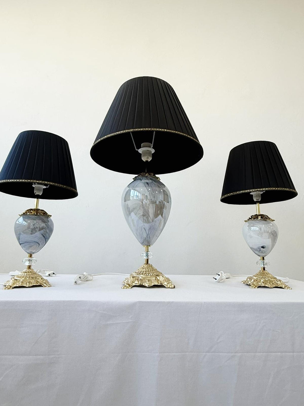 Murano Glass Table Lamp | Certified Murano Glass | Made in Italy | Decorative Lamp | Collection Mary