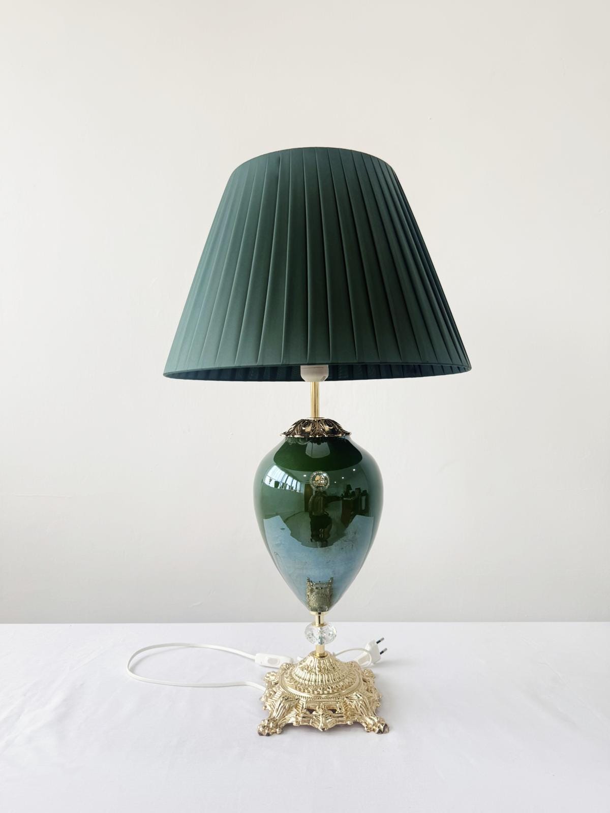 Murano Glass Table Lamp | Certified Murano Glass | Made in Italy | Decorative Lamp | Collection Mary