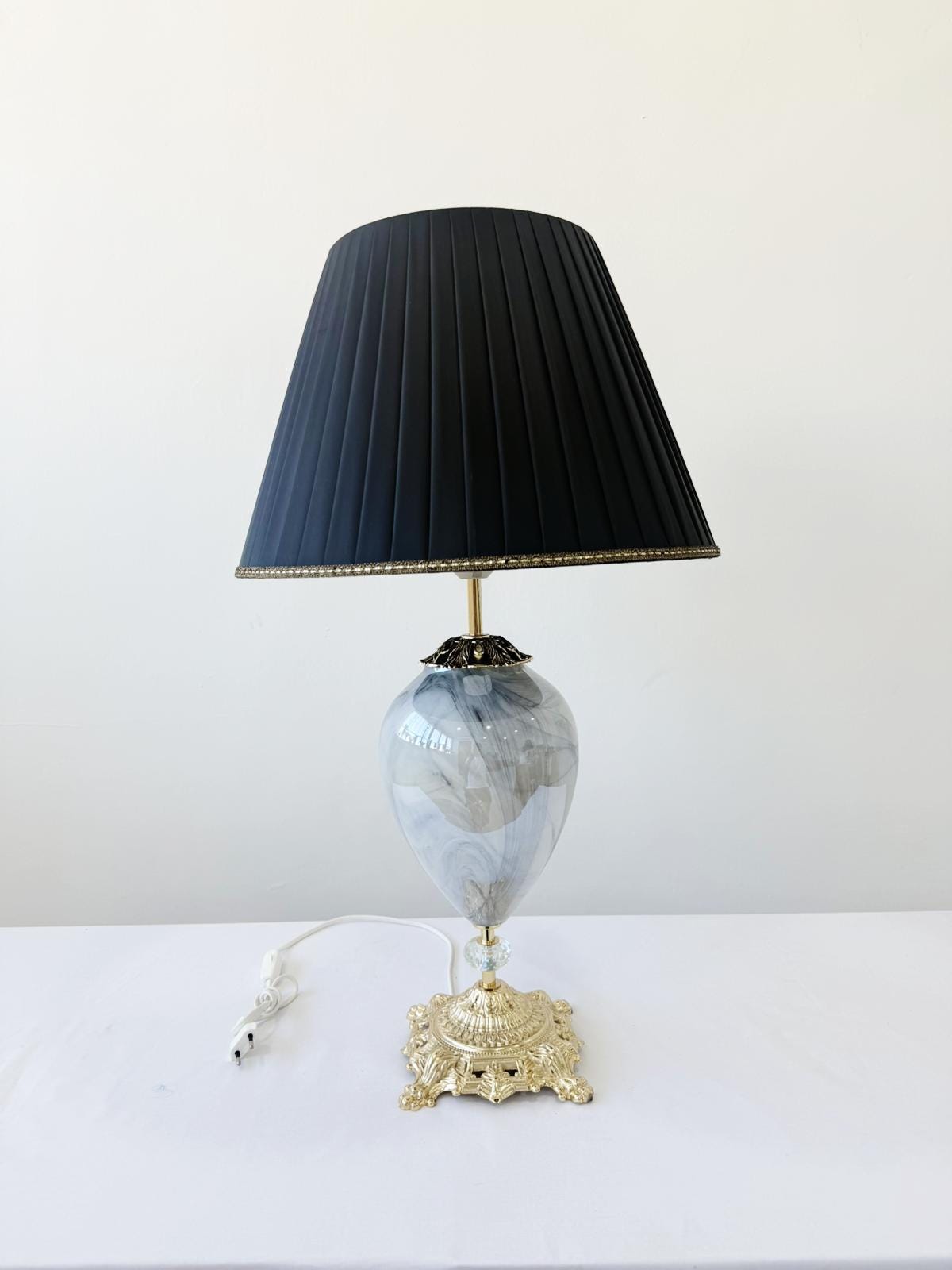 Murano Glass Table Lamp | Certified Murano Glass | Made in Italy | Decorative Lamp | Collection Mary