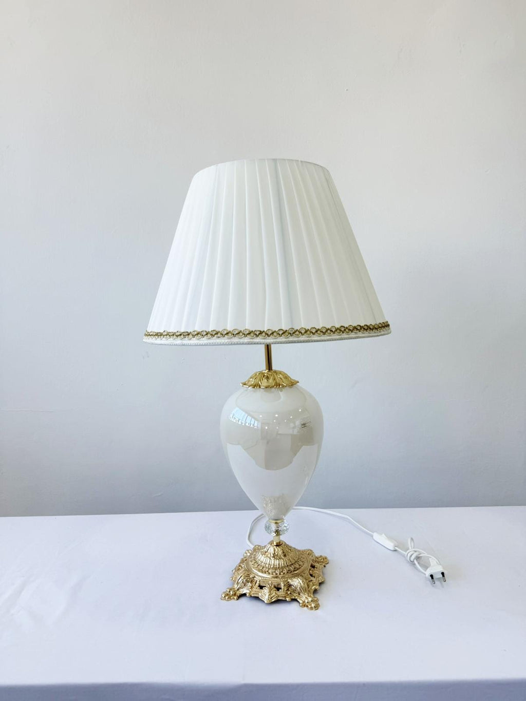 Murano Glass Table Lamp | Certified Murano Glass | Made in Italy | Decorative Lamp | Collection Mary