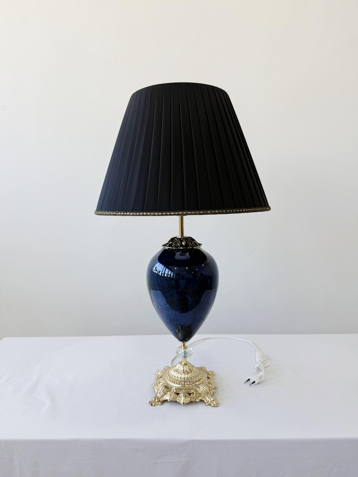 Murano Glass Table Lamp | Certified Murano Glass | Made in Italy | Decorative Lamp | Collection Mary