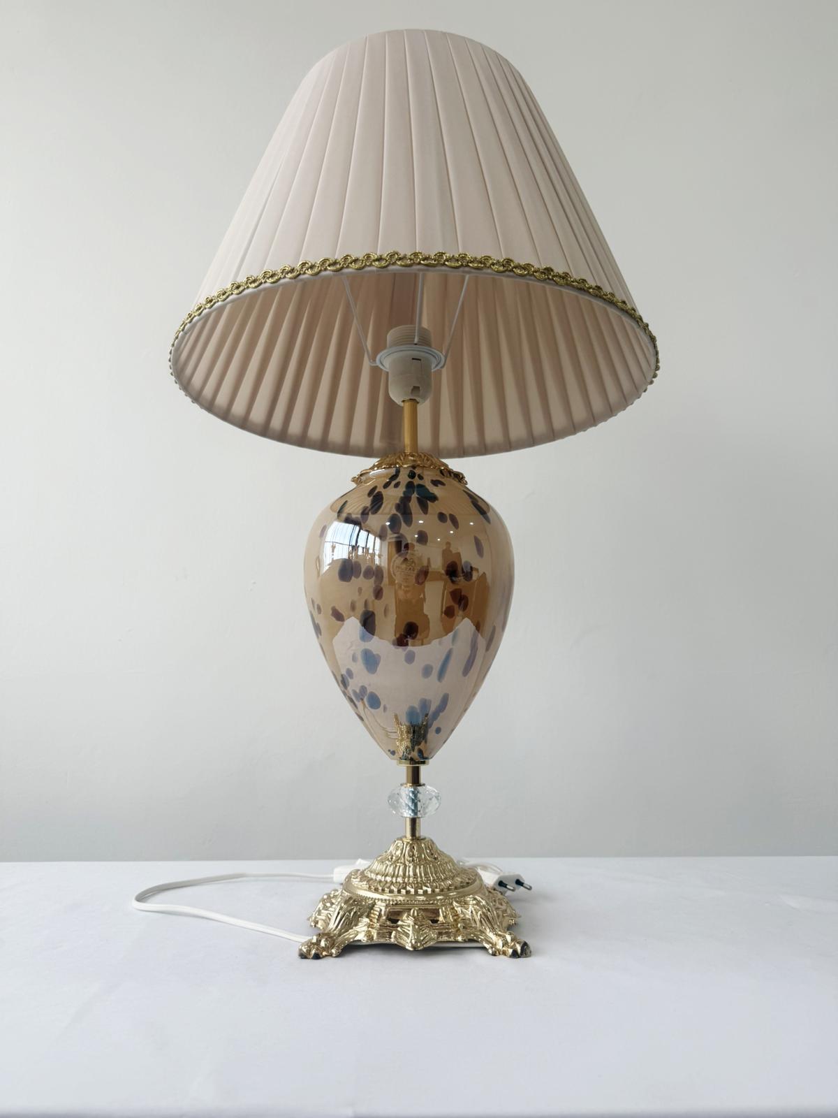 Murano Glass Table Lamp | Certified Murano Glass | Made in Italy | Decorative Lamp | Collection Mary