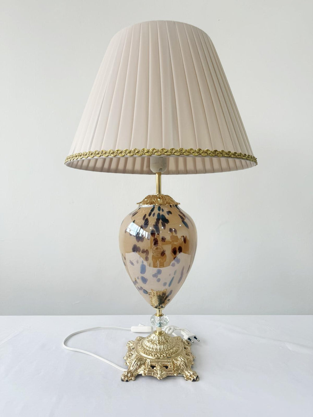 Murano Glass Table Lamp | Certified Murano Glass | Made in Italy | Decorative Lamp | Collection Mary