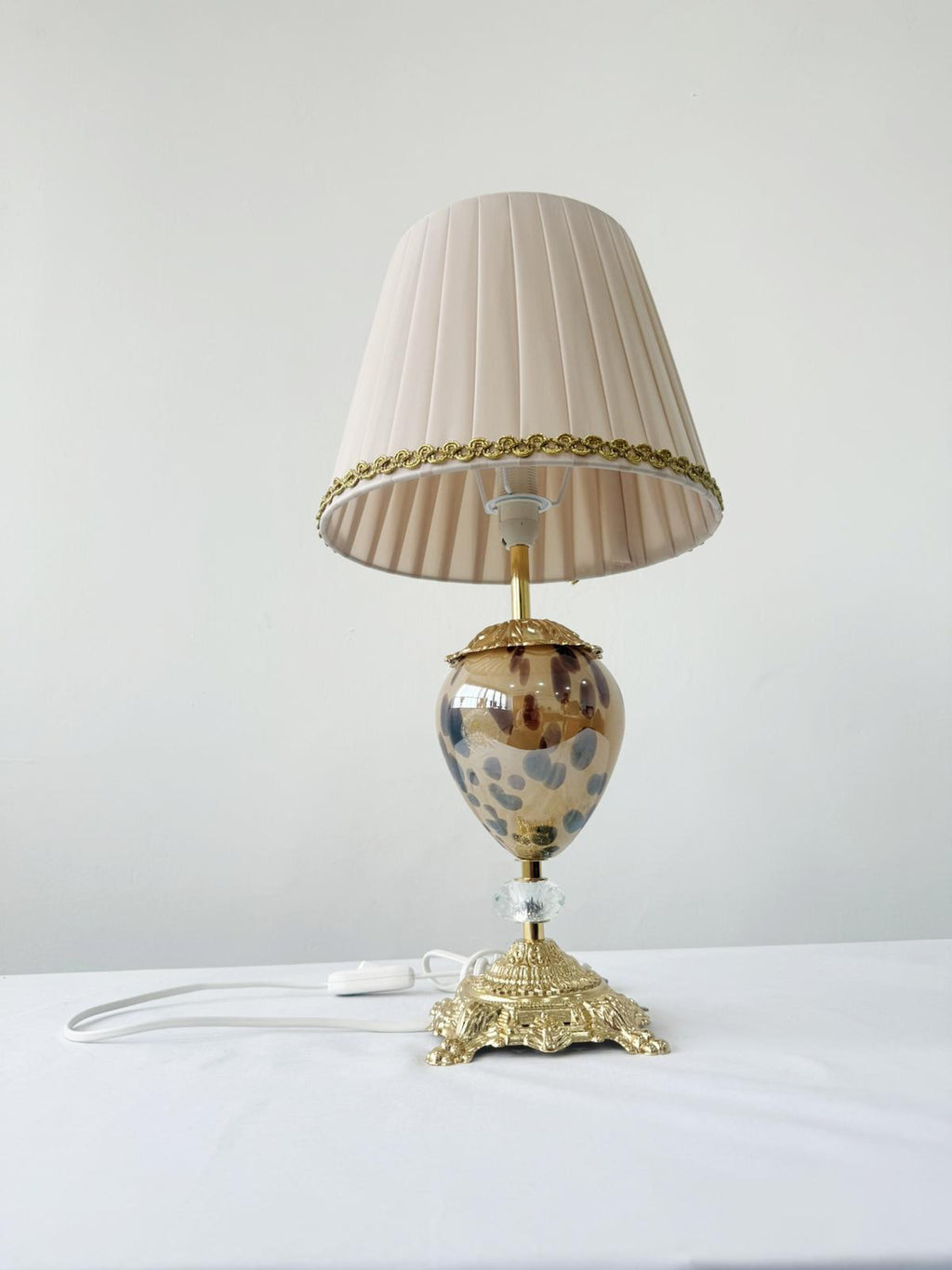 Murano Glass Table Lamp | Certified Murano Glass | Made in Italy | Decorative Lamp | Collection Mary